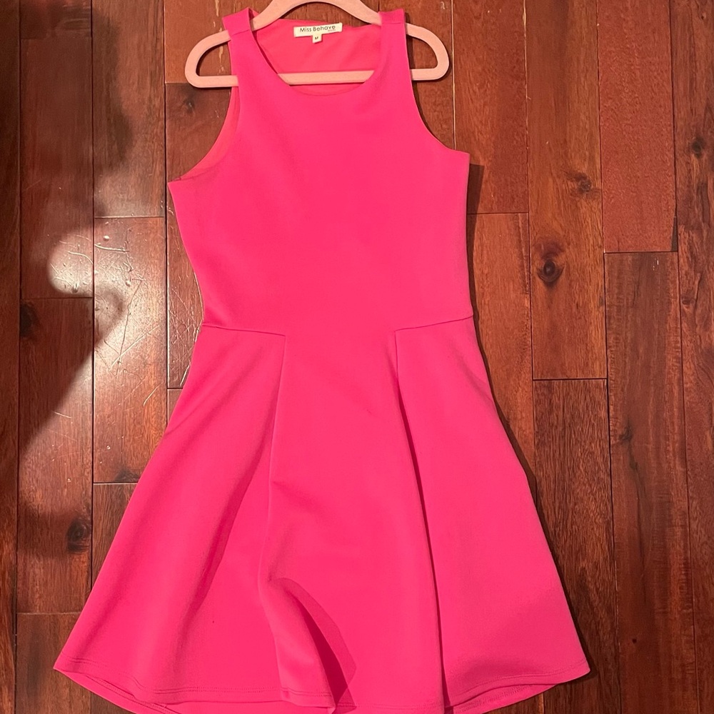 Hot pink girls dress